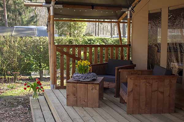 Veranda safaritent De Das